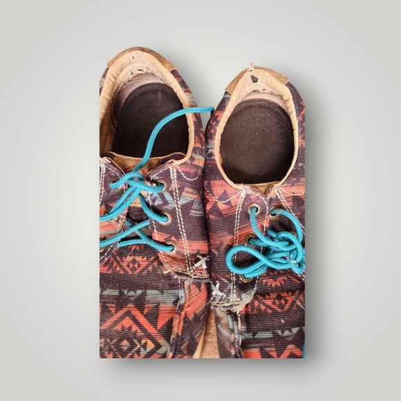 Twisted X Hooey Loper Aztec Womens Size 7.5 M Southwestern Cowgirl Colorful - Picture 3 of 14